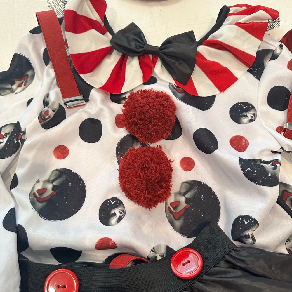 Spirit Halloween Kid's Sinister Clown Halloween Costume - Picture 2 of 5